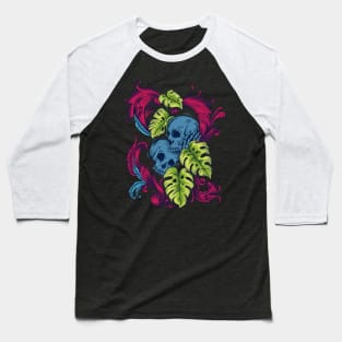 Romantic skull ornament Baseball T-Shirt